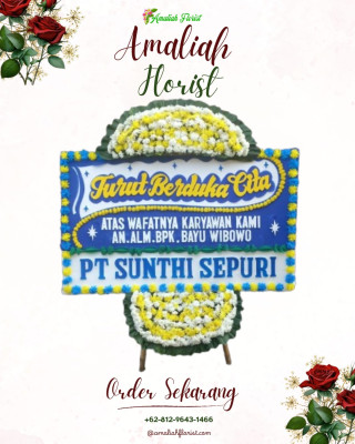 Papan Bunga Duka di Bonan Dolok