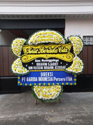 Papan Bunga Duka di Bonan Dolok